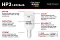 194 LED Bulb HP3 LED Amber Pair Diode Dynamics