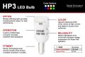 194 LED Bulb HP3 LED Blue Single Diode Dynamics