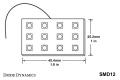 LED Board SMD12 Blue Single Diode Dynamics