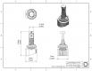 9005 SLF LED Cool White Pair Diode Dynamics