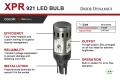 921 XPR LED Bulb Red Single Diode Dynamics