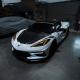 EOS C8 Corvette GT Style Amber LED DRL Module Set - Blue