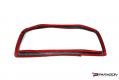 2020-25 C8 Corvette All Models CCS Red Carbon Fiber Gauge Cluster Trim Overlay