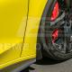 EOS C8 Corvette Z06 / E-Ray XL Extended Front Splash Guard - Matte Black