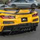 EOS 2023-Up C8 Corvette Z06 Rear Bumper Finned Diffuser - Carbon Flash