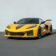 EOS C8 Corvette Z06 / E-Ray Dry Carbon Fiber Front Splitter [Z07 - Carbon Flash