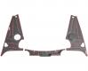 20-26+ C8 Corvette Red Carbon Fiber 3-Piece Appearance Panel Kit (Coupe) - EOS