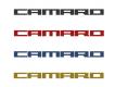 Camaro All Models 10-12  Door Panel Kick Plates 