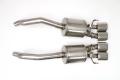 2005-2013 C6 B&B Fusion Oval Exhaust System NON-NPP Model with Retro Control Kit #FCOR-0459