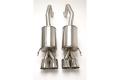 Chevy C6 Corvette PRT Exhaust (Includes Grandsport) (Round Tips) Billy Boat Exhaust 4'' Quad Rnd Tips