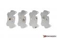 C8 Corvette 2020 -2024 GiroDisc Titanium Front Brake Bad Shields for Z51 Option cars, Set of 4