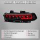 CHEVROLET CAMARO FULL LED TAIL LIGHT SEQUENTIAL SIGNAL/ GLOSSY BLACK HOUSING/CLEAR LENS 