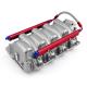 Chevy LS1 LS2 LS6 Polished Aluminum Intake Manifold with 92mm Throttle Body