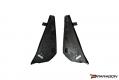 Paragon C8 Corvette Carbon Fiber Splash Guards, Front & Rear