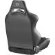 Corbeau LG1 Racing Seat, LG1 Black Vinyl/Black Microsuede Wide , S25501WPR