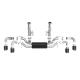 aFe POWER Mach 304 Stainless Catback Exhaust w/ Carbon Muffler (w/ NPP) Chevrolet Corvette C8 V8 6.2L 2020-2023