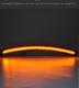 2014-19 Chevy Corvette C7 LED Side Marker Lamp Light Front Amber Smoked Lens - Pair