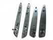 2005-14 Chevy Corvette C6 LED Side Marker Light, Front / Rear Amber / Red w/ SMOKED Lens, Set of 4