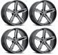 16-22+ Camaro Z10 IROC Wheel Kit (Grey Machined Face)(Includes 4, Front & Rear),