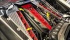 American Car Craft Exposed Crossmembers Header Guard and Covers Perforated Chevrolet Corvette C8 HTC 2020+