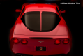 Altec C5 Corvette Split Rear Window Trim Pieces, Two Sections, Daytona Style, Custom Paint Matched 