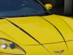 C6, Grand Sport, Z06 Corvette Hood Stripe Style 1