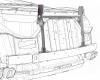 C8 Corvette, Chassis Mount For Spoiler Rear Wing on Stingray and Z51 models