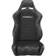 Corbeau LG1 Racing Seat, LG1 Black Vinyl/Cloth Wide , 25501WPR