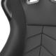 Corbeau DFX Black Cloth Seat 34901BPPR