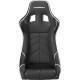 Corbeau DFX Black Cloth Seat 34901WPS
