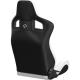 Corbeau Sportline  Racing Seat, RRS White Vinyl / Black Stitch, 74903PR