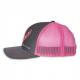 C8 Corvette Mesh-Back Cap Charcoal/Pink