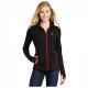 C8 Corvette  Contrast Full-Zip Jacket, Black/Red