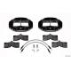 Corvette 65-82 D8-6 Wilwood (6-Piston) Front Brake Kit (Black)Wilwood