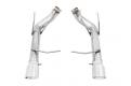 AWE Track Edition Axle-back Exhaust for the S197 Ford Mustang GT - Chrome Silver