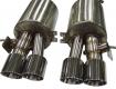 B&B 2014+ C7 Corvette Fusion Bi-Modal Exhaust System, Gen 3 Fusion Dual SPEEDWAY TIPS