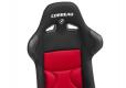 C5 or C6 Corvette Corbeau FX1 Pro Racing Seat, Cloth or Suede Material