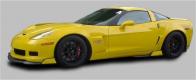 C6 Corvette, All Models, Original Brian Glover Design Side Skirts, SR71 Side Splitters