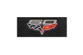 C6 Corvette 13E Lloyd Velourtex Floor Mat w/60th Logo (60th above flags)