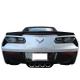 Corvette 5th Brake Light Blackout Lens, Smoked Acrylic, C7 Stingray Z51