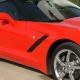 Corvette Fender Emblem, Chrome, C7 Stingray, Z51