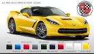 2014- Up Arctic White & Carbon Fiber C7 Corvette Roof - Outright / No core required