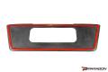 Paragon C8 Corvette ERAY & Z06 License Plate Insert - Carbon Fiber