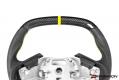 Paragon Performance C8 Z06 Style Corvette Carbon Fiber Steering Wheel, Fluorescent Yellow