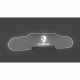 Corvette WindRestrictor Illuminated Glow Plate - Jake Skull / C8.R Coupe : C8