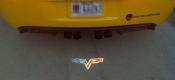 Corvette C6 Logo  LED Door Shadow Light GOBO Projector Pair