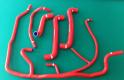 C6 Corvette LS2 2005-2007 Silicone Performance Hose Kit 5 Pieces