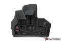 WeatherTech FloorLiner DigitalFit Black Front Chevrolet C8 Corvette Stingray 2020-2024